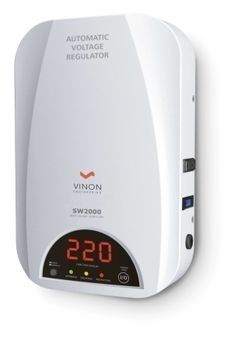 Стабилизатор настенный сетевой Vinon SW-2000VA (цифровой)