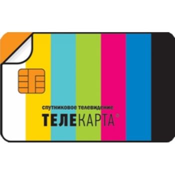 Смарт карта Телекарта с подпиской пакета Стандарт 6 мес.