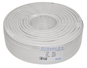 Кабель Digiflex RG-6 белый