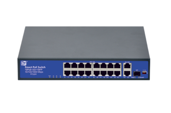 Источник питания ST-S163POE (2G/1S/250W/A), Switch POE 16-ти портовый