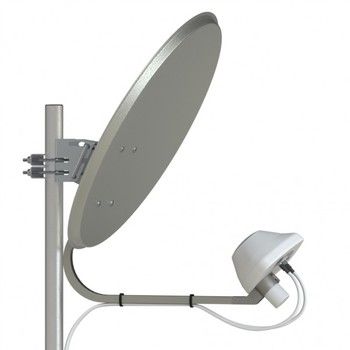 Офсетный облучатель UMO-3F MIMO 2x2 - 4G/3G для параболического рефлектора ("тарелки")