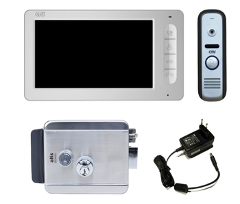 Комплект видеодомофона CTV-M1702 / CTV-D1000HD SA / электромеханический замок Atis lock SSM