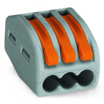 3x0.08-2.5(4)мм клемма соединительная многоразовая 3-проводная