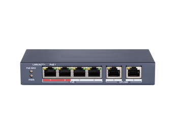 DS-S604P Сетевой неуправляемый коммутатор 4 RJ45 100M PoE